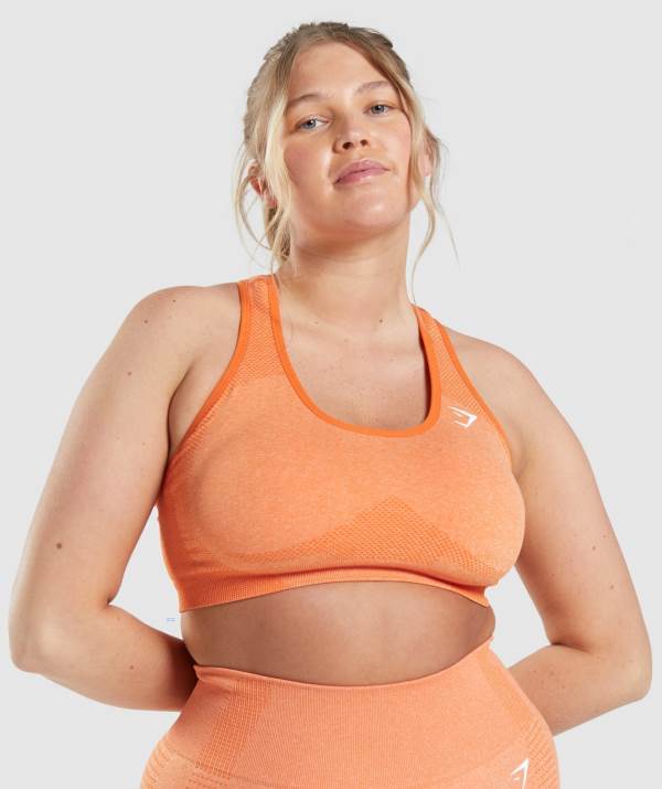 Damske Športové Podprsenky Gymshark Vital Seamless 2.0 Marhule Oranžové | RY6413502